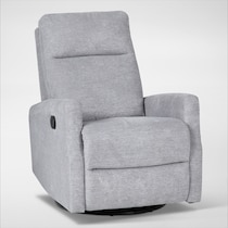 carter gray swivel chair   