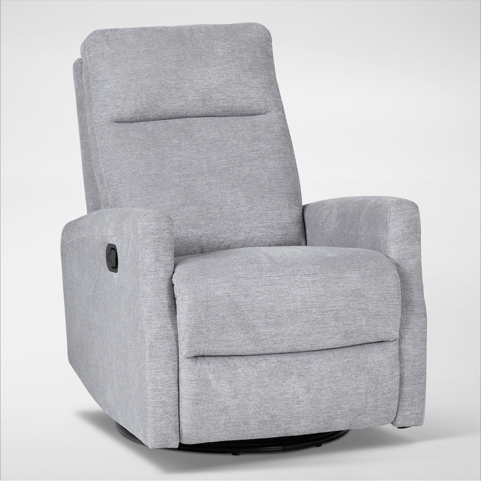 carter gray swivel chair   
