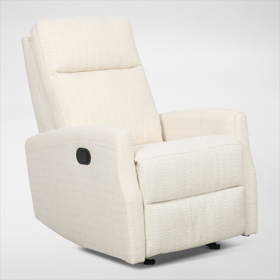 carter white swivel chair   