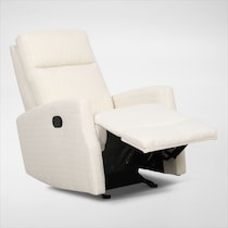 carter white swivel chair   