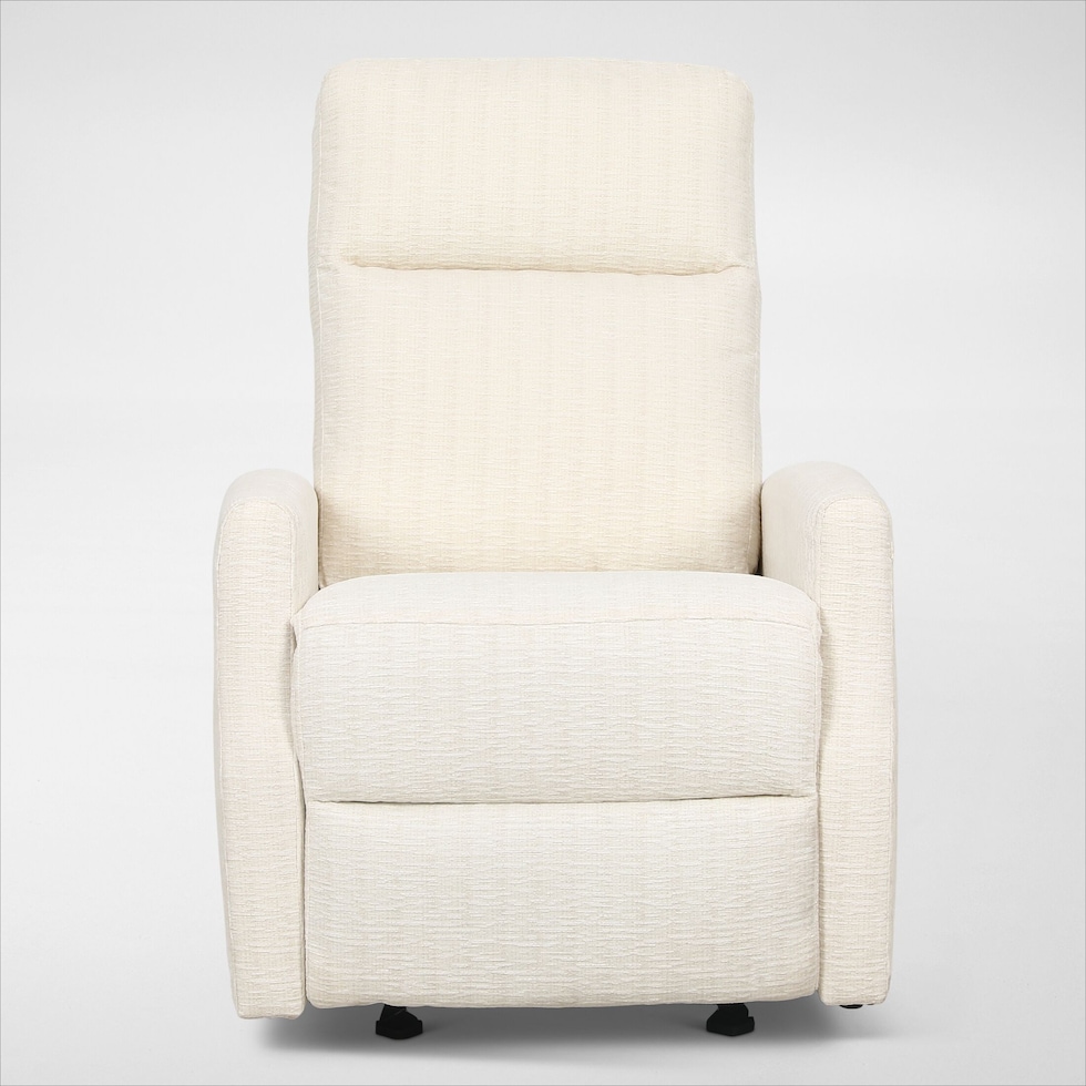 carter white swivel chair   