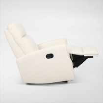 carter white swivel chair   