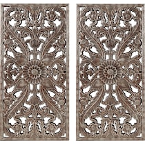 carvel dark brown wall art   