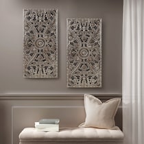 carvel dark brown wall art   