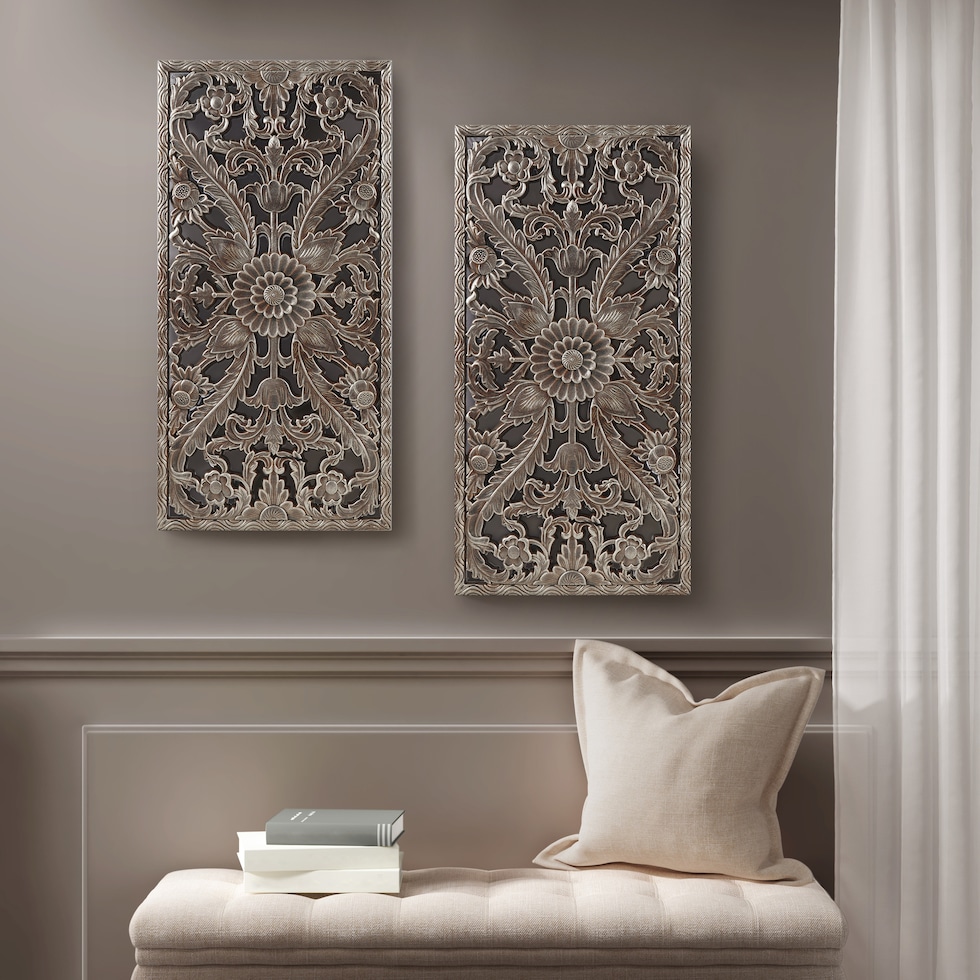 carvel dark brown wall art   