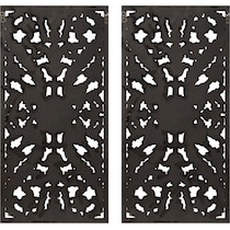 carvel dark brown wall art   