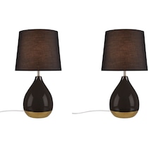 cary black table lamp   