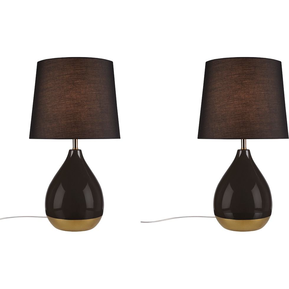 cary black table lamp   