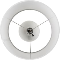 cary white table lamp   