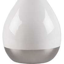cary white table lamp   