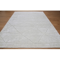 casablanca white area rug  x    