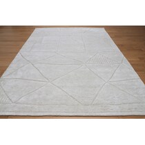 casablanca white area rug  x    
