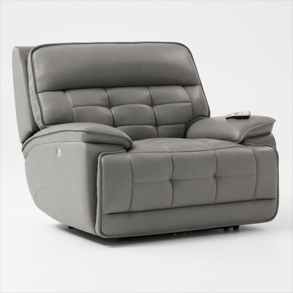 cascade gray recliner   