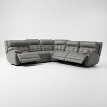 cascade gray sectional   