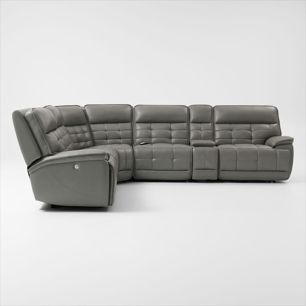 cascade gray sectional   