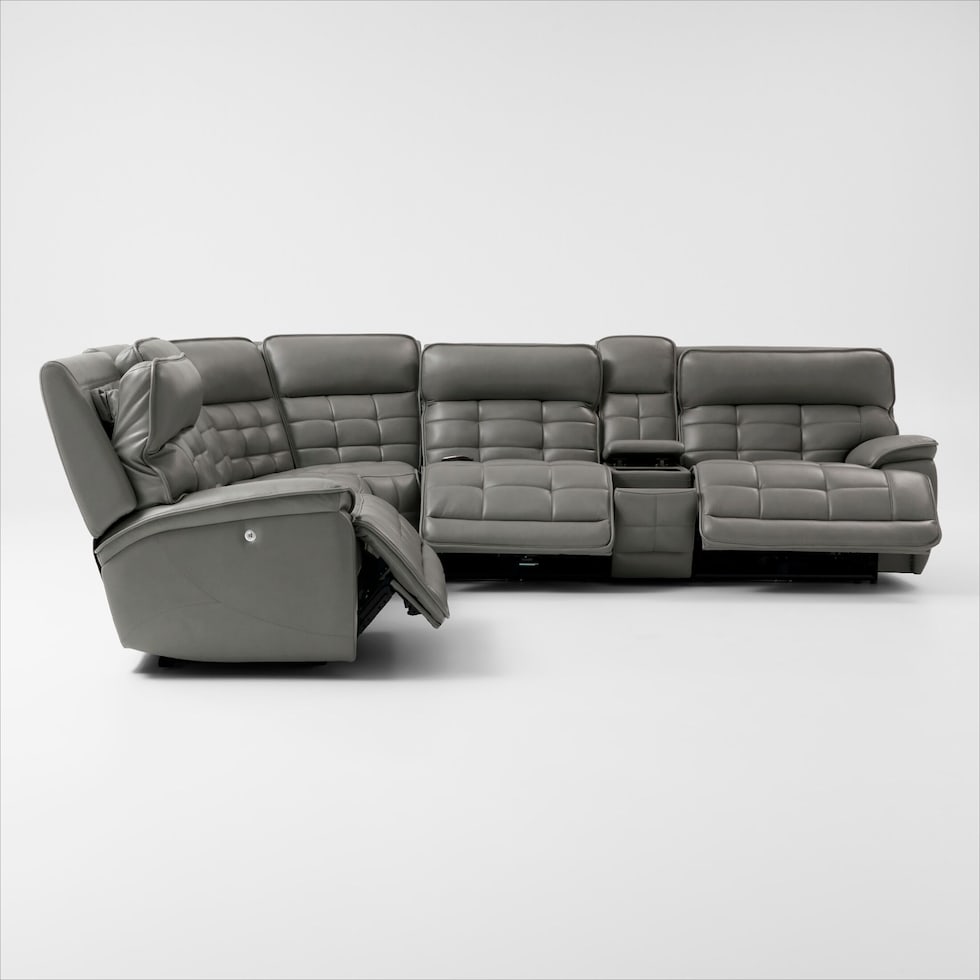 cascade gray sectional   