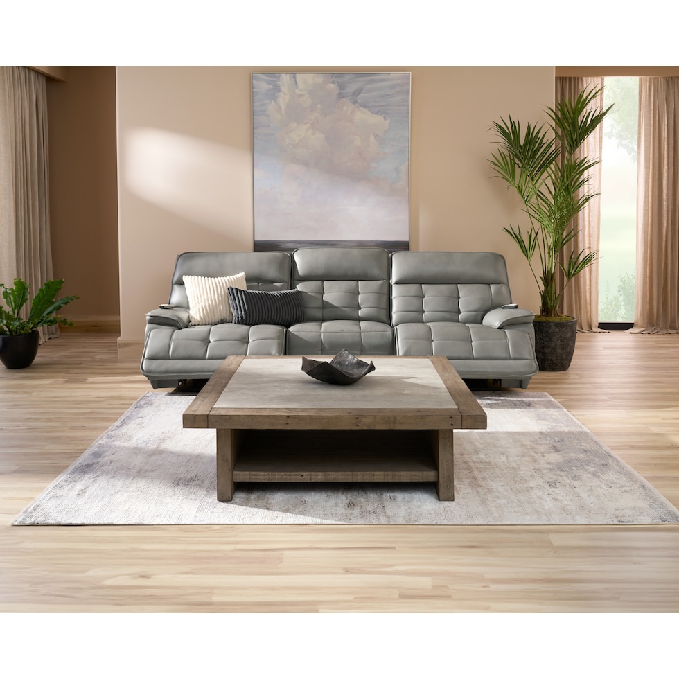 cascade gray sofa   