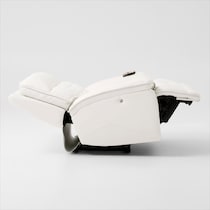cascade white recliner   