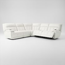 cascade white sectional   