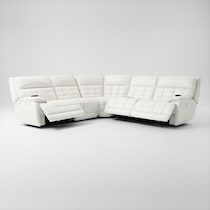 cascade white sectional   