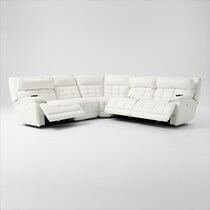 cascade white sectional   