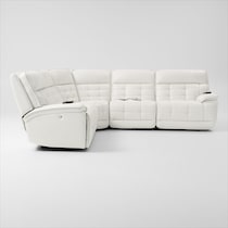 cascade white sectional   