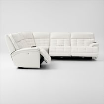 cascade white sectional   