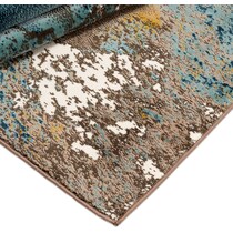 cascades multicolor area rug  x    
