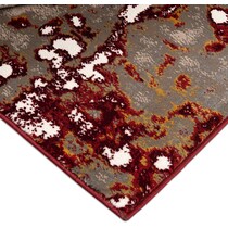 cascades multicolor area rug  x    