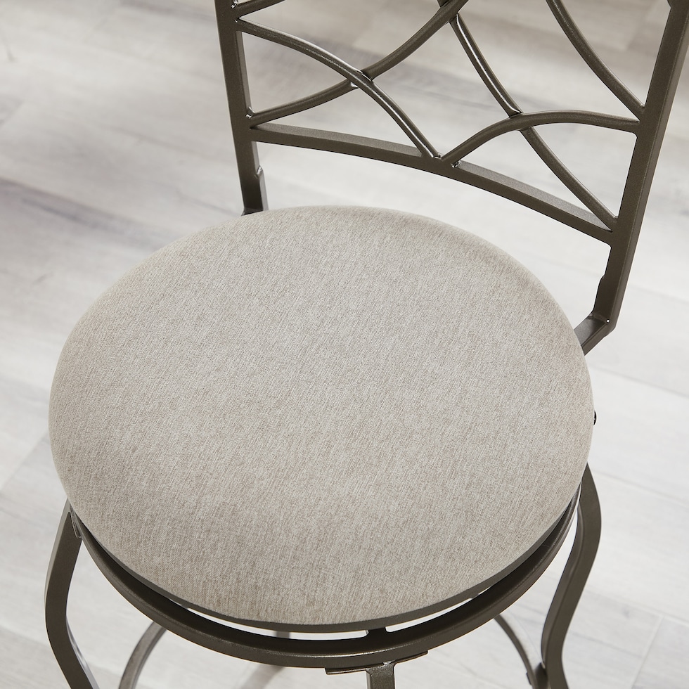 casey gray counter height stool   