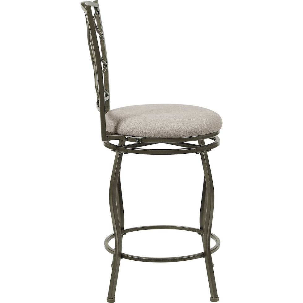 casey gray counter height stool   