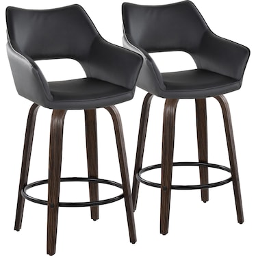 Casio Set of 2 Swivel Counter-Height Stools