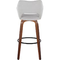 casio gray light walnut bar stool   