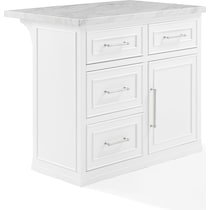 cassai white kitchen island   