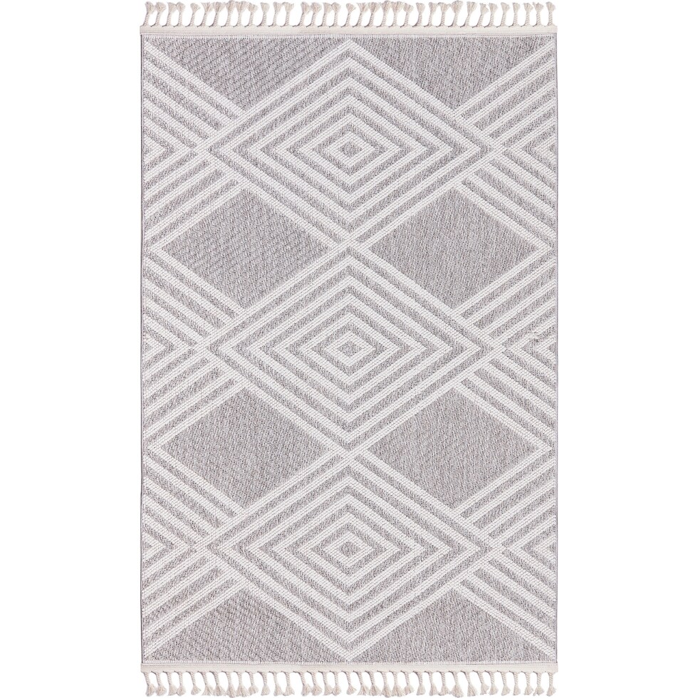 cassia gray white area rug  x    