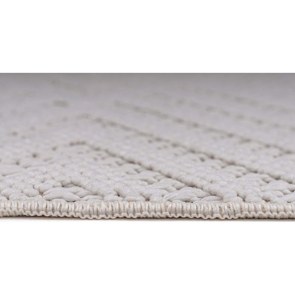 cassia white area rug  x    