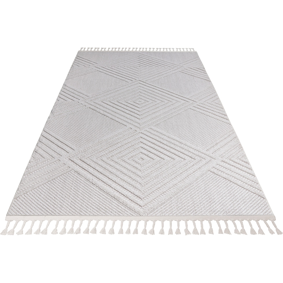 cassia white area rug  x    