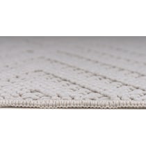 cassia white area rug  x    
