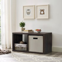 cassidy dark brown shelf   