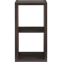 cassidy dark brown shelf   