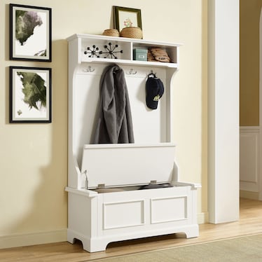 Cassie Hall Tree - White