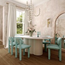 cassini blue dining chair   