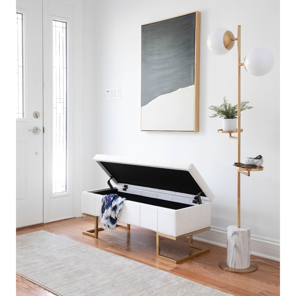 cassis white bench   