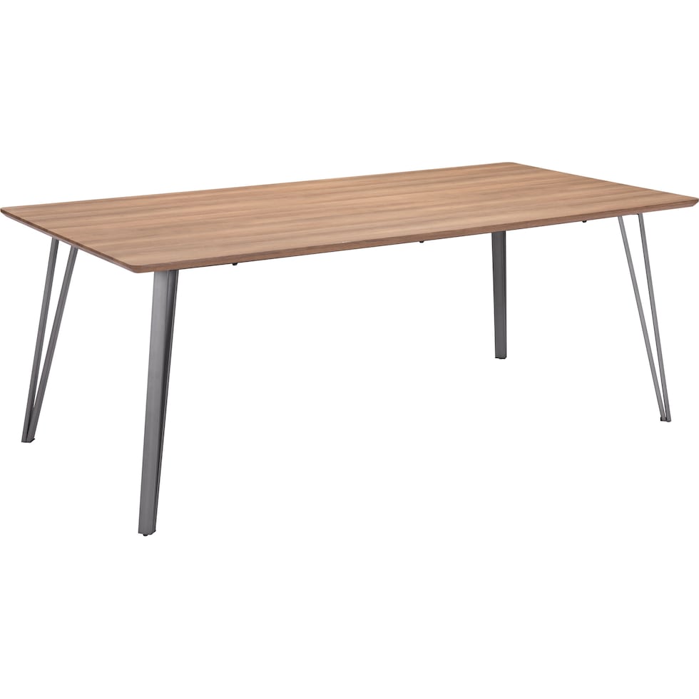 catarina light brown dining table   