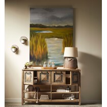 cate dark brown console   