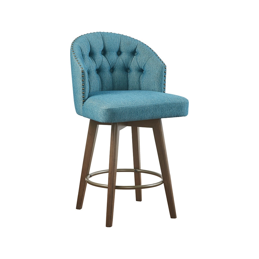 caterina blue counter height stool   