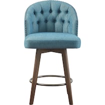 caterina blue counter height stool   