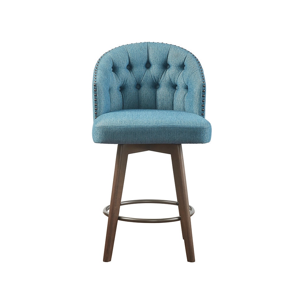 caterina blue counter height stool   