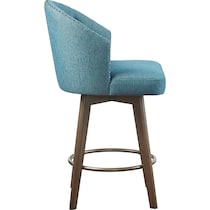 caterina blue counter height stool   