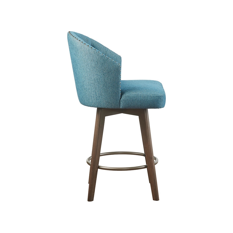 caterina blue counter height stool   